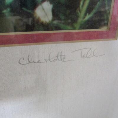 Signed Charlotte Tell Art "Wildflowers"