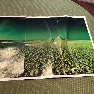 Pink Floyd Dark Side of the Moon Original Poster. Condition Issues, See Pics.