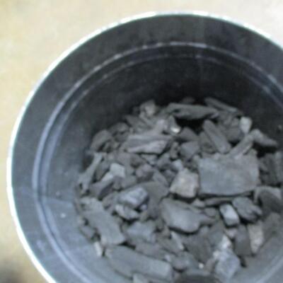 Tin Canister With Charcoal