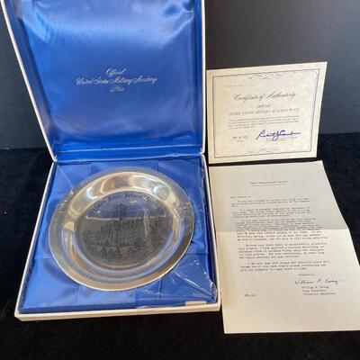 Lot 229. U.S. Military Academy Sterling Silver Plate