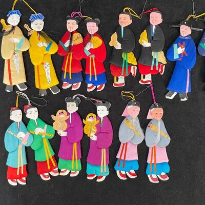 Lot 232 Fun Asian Ornaments