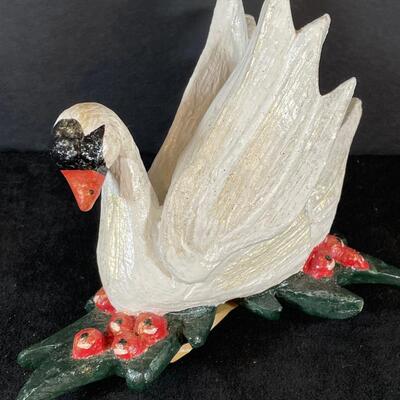 Lot 237. Carved Wood Swan