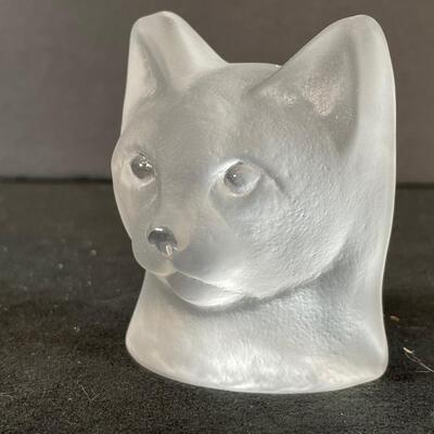 Lot 238. Swedish Crystal Cat Figurine