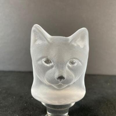 Lot 238. Swedish Crystal Cat Figurine
