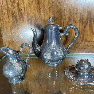 Lot 238 B. Vintage Silver-plate Pieces