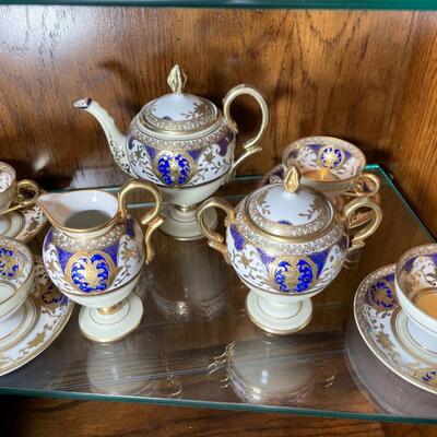 Lot 238 C. Meito Porzellan Porcelain Tea Set