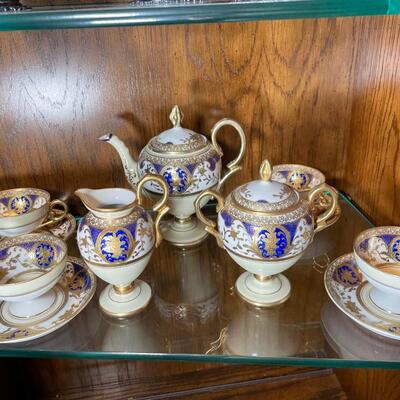Lot 238 C. Meito Porzellan Porcelain Tea Set