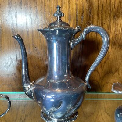 Lot 238 D. silver-plate Coffee Set