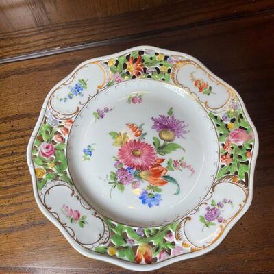 Lot 238 G. Dresden Dessert Set