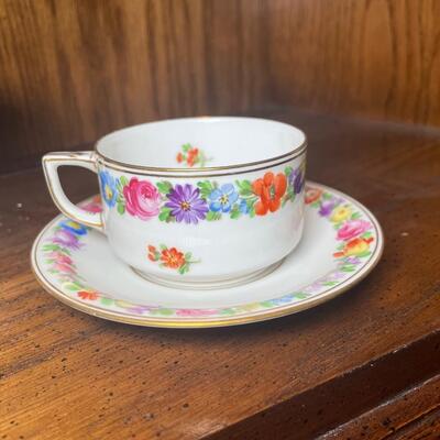 Lot 238 G. Dresden Dessert Set