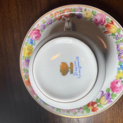 Lot 238 G. Dresden Dessert Set