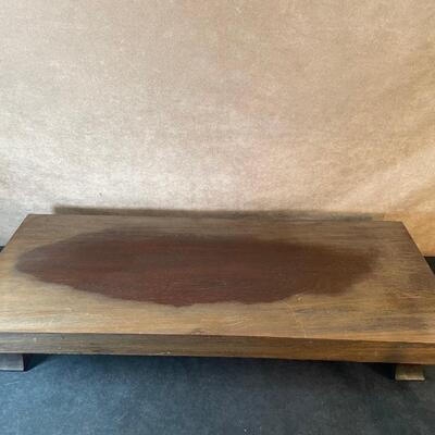 Lot 240. Heavy Wood Display Base