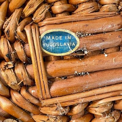 Lot 241  Large Wicker Storage Basket with Lid