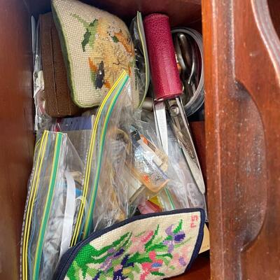 Lot 237. Vintage Sewing Cabinet