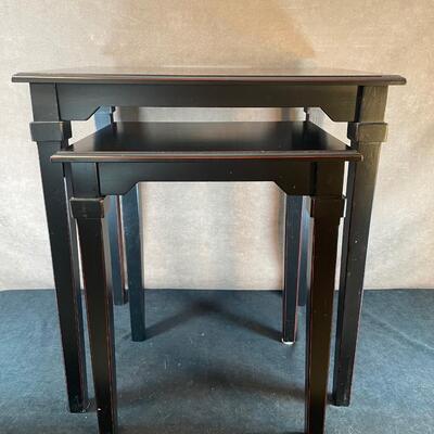 Lot 254. Wood Nesting Tables