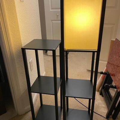 Lot 261  Lamp and Shelf set