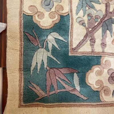 Lot 261 A. Vintage Wool Rug 6' x 9'