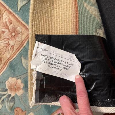 Lot 261 C. Vintage Wool Rug 10" x 12"