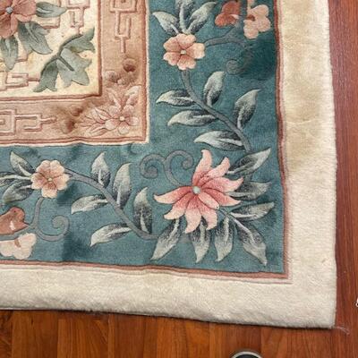 Lot 261 C. Vintage Wool Rug 10" x 12"