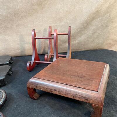 Lot 262. Assorted wooden Display Stands