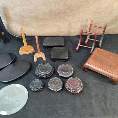 Lot 262. Assorted wooden Display Stands