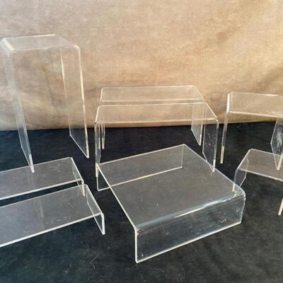 Lot 266  Assorted Acrylic Display Stands