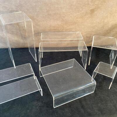 Lot 266  Assorted Acrylic Display Stands