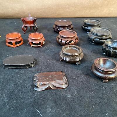 Lot 267. Assorted Stands for Small Collectibles