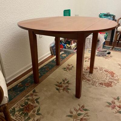 Lot 268. Wood Drop-Leaf Table