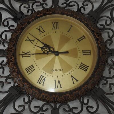 Nice metal wall clock