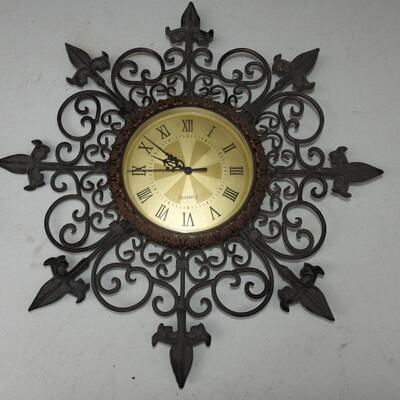 Nice metal wall clock