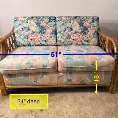 Lot 271. Rattan Sofa - no reserve