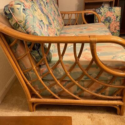 Lot 271. Rattan Sofa - no reserve