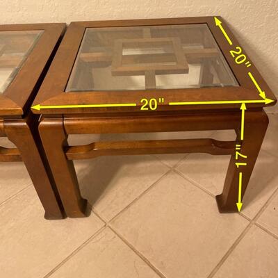 Lot 272. Asian-style End Tables