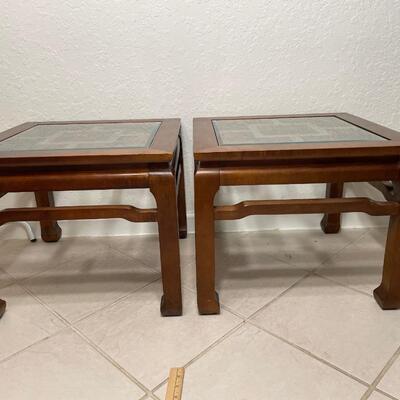 Lot 272. Asian-style End Tables
