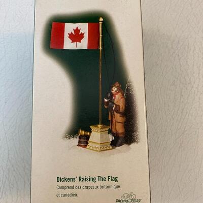 Department 56 ~ Dickens Raising The Flag
