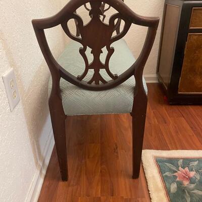 Lot 276. Antique Upholstered Bench