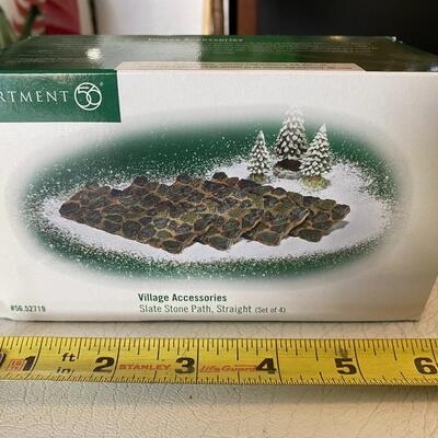 Department 56 ~ Slat Stone Straight Set of 4