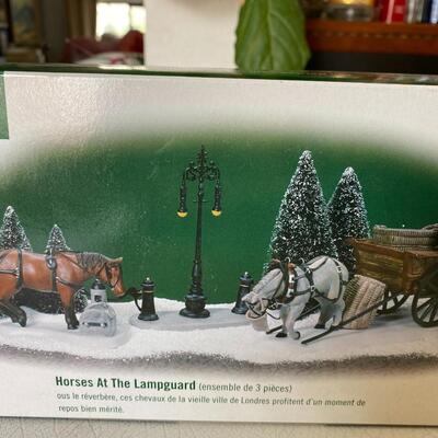 Department 56~ Horses at The Lampguard ( Set of 3)