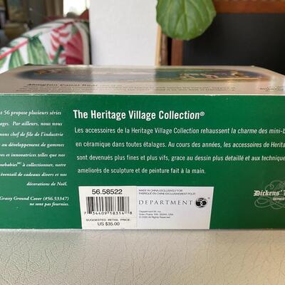 Department 56 ~ Abington Canal Boat ~ Set of 2