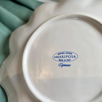 Chip and dips Ramakins 11 heavy William Sonoma white dinner plates