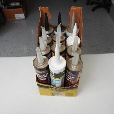 Box lot of mortar repair caulk