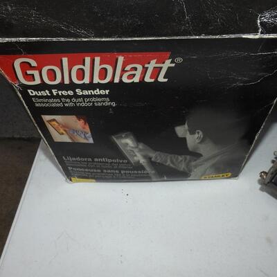 Goldblatt dust free sander in Box