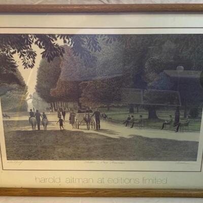 Harold Altman Hand Signed âœï¸ Artist Proof 31.5â€ wide x 25â€ high