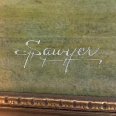 Sawyer Original Hand âœ‹ Colored Photo  22â€wide x 14.5â€ high- Mt. Chocorua â›° and Lake ðŸ’§