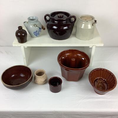 5166 Assorted Vintage Stoneware