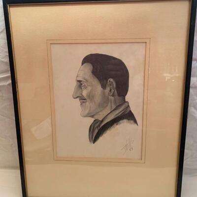 J. Wells Original Vintage Drawing âœï¸ dated 1957 16.5â€ wide x 22â€ high approx