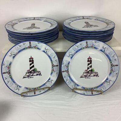 5175 Main Stay Lighthouse Plates & Nautical Containers