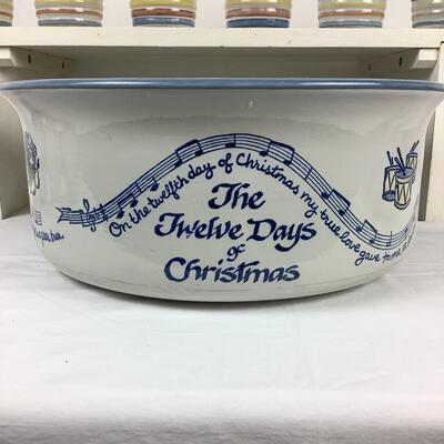 5182 12 Days of Christmas Louisville Stoneware Made in Kentucky