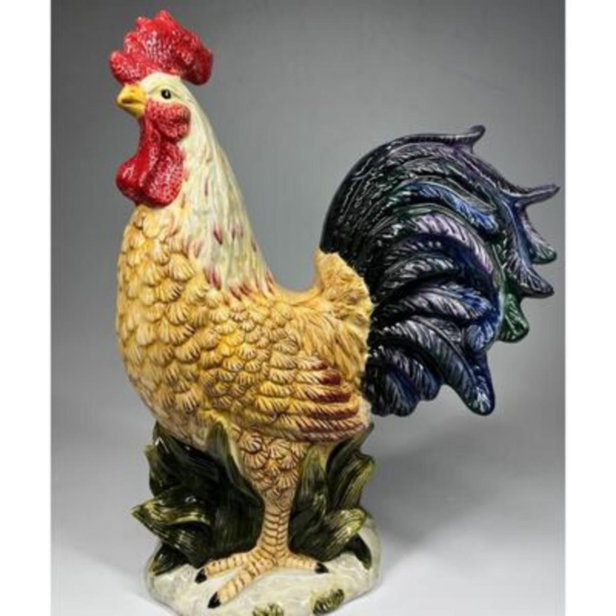 noble excellence rooster figurine